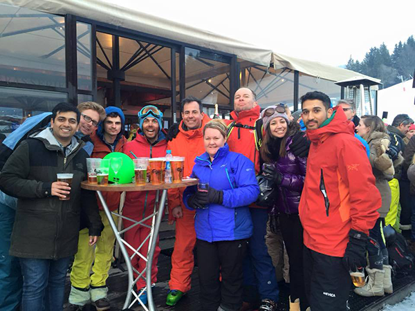 MARCHMONT TEAM ENJOYS YEAR END SKI WEEKEND IN LES GETS FRANCE